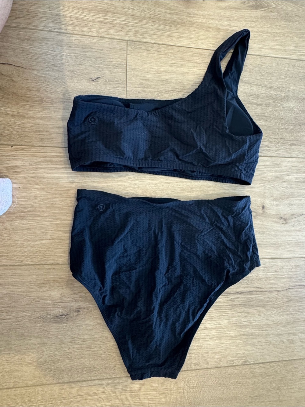 Lululemon One-Shoulder Black Bikini Set - Picture 3 of 3